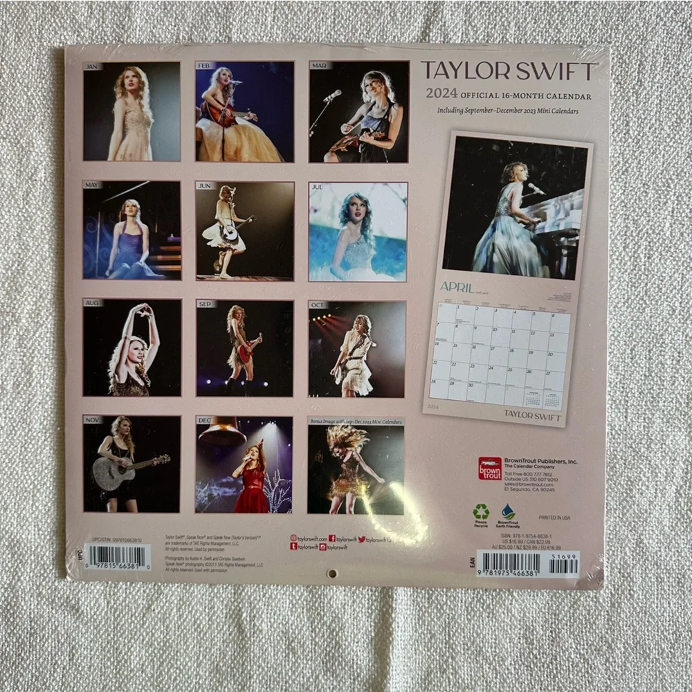 Taylor Swift 2024 Calendar